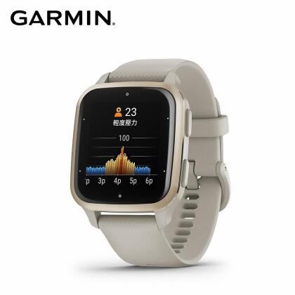 【GARMIN】VENU SQ 2 Music GPS智慧腕錶 - 法式可可 