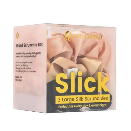 Slick Large Scrunchies Set 