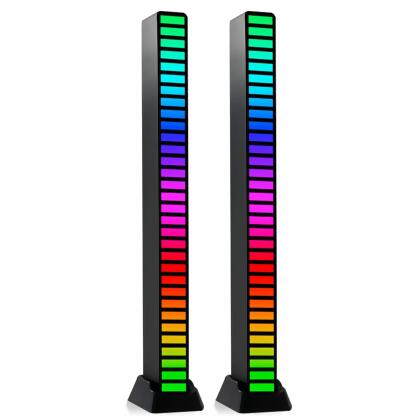 GetLit Sound Activated Multi-Color Light Bar - 2-Pack 
