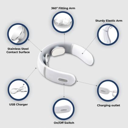 RelaxUltima Electric TENS Pulse Technology Portable Neck Massager alternate image