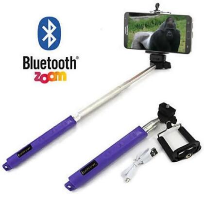 Selfi Monopod Telescopic Stick with Bluetooth & Zoom controls 