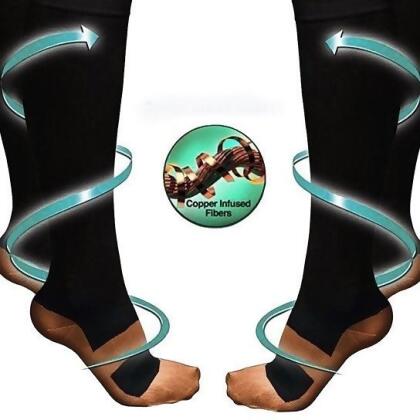 Copper Infused Compression Socks Lightweight 