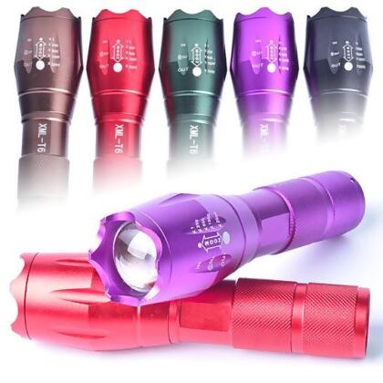 Grab-N-Go Zoomable Focusing Flashlight In 5 Colors 