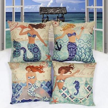 Moods Of A Mermaid Cushion Covers alternate image