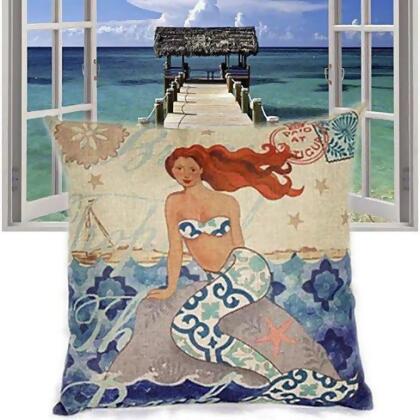 Moods Of A Mermaid Cushion Covers alternate image