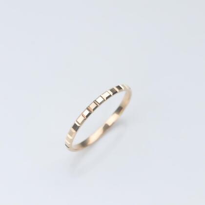18K Chocolate Ring 巧克力磚戒指-#10~#14 