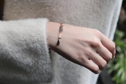 14K Elephant Family Bracelet 大象幸福手鍊 