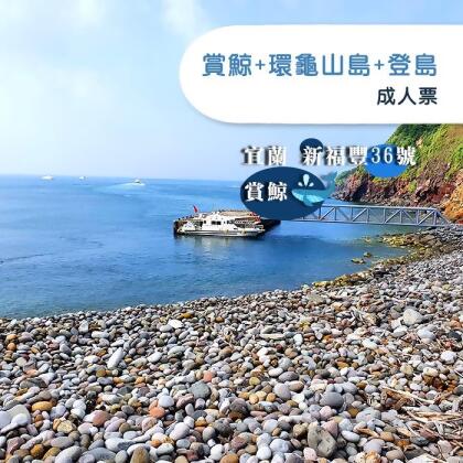 【宜蘭】新福豐36號賞鯨+環龜山島+登島-成人票 