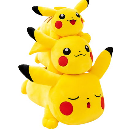 Pikachu Plushies (3 Variants, 3 Sizes) 