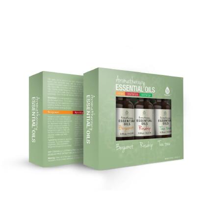 Aromatherapy Essential Oils (Bergamot, Rosehip, Tea Tree) 