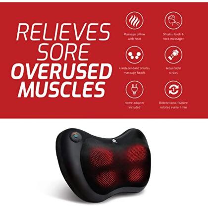 Shiatsu Heating Neck & Back Massager alternate image