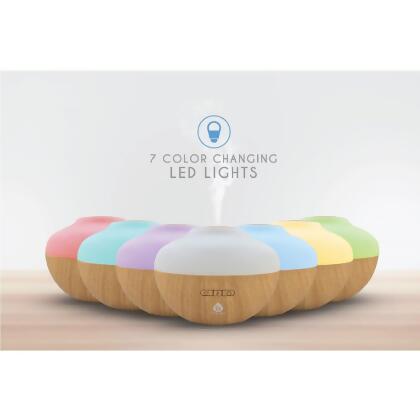 Pursonic Aromatherapy Diffuser & Essential Oil Set-Ultrasonic Top 3 Oils-300ml with 2 Mist Settings 7 Ambient Light Settings alternate image