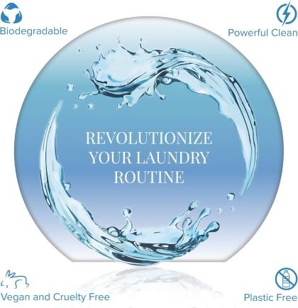 Natural Laundry Detergent Sheets ,Eco Friendly– Fresh Linen Scent alternate image