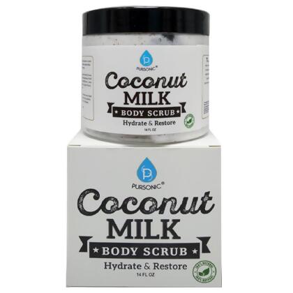 100% Natural Coconut Milk Body Scrub 14oz alternate image