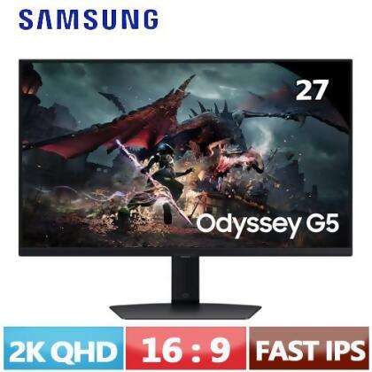 SAMSUNG三星 27型 Odyssey G5 2K 平面電競顯示器 S27DG502EC 