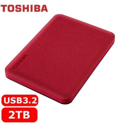 TOSHIBA Canvio Advance V10 2TB 外接式硬碟 紅 