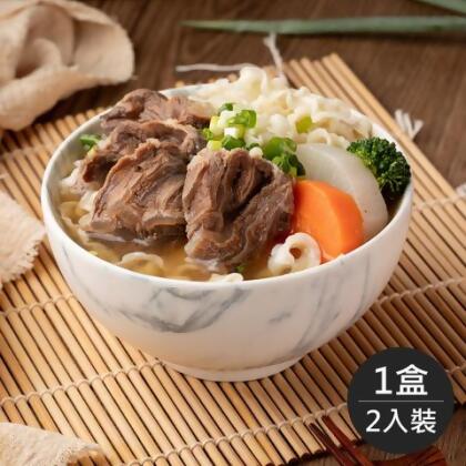【藍海饌】清燉牛肉麵每盒2入裝(共1盒) - 