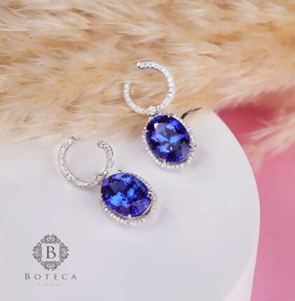 Tanzanite l 耳環 