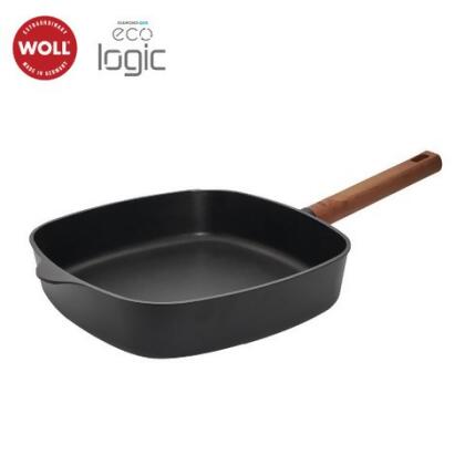 《WOLL》德國歐爾Eco Logic QXR 鑽石不沾方形平底鍋 28x28CM - 