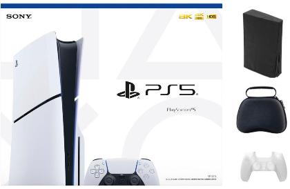 Sony - PlayStation 5 Slim Console - White With Accessories 