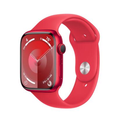 Apple Watch Series 9 GPS 45mm (PRODUCT)RED Aluminum Case with (PRODUCT)RED Sport Band - M/L 