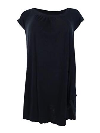 Free People Keep It Casual Tee Black XS (Women's 0-2) 