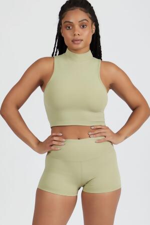 Naomi High Neck Cut Off 