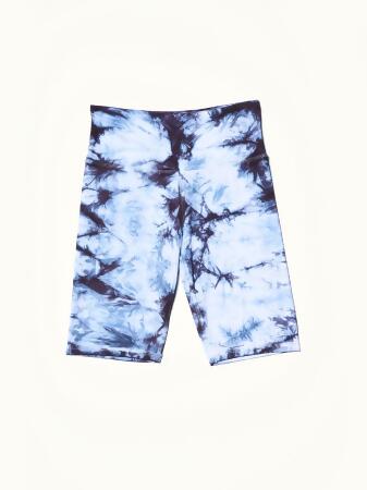 Dani Tie-Dye Biker Short in Blue 