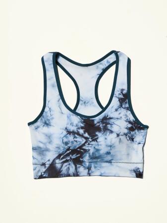 Dani Tie-Dye Bra in Blue 