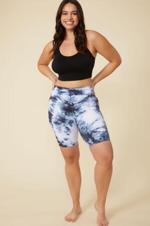 Dani Tie-Dye Biker Short in Blue alternate image