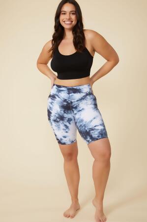 Dani Tie-Dye Biker Short in Blue alternate image
