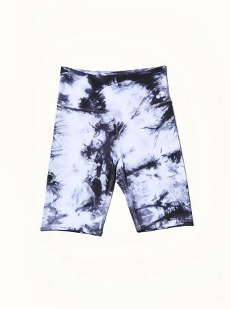 Dani Tie-Dye Biker Short in Black alternate image
