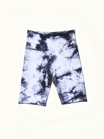 Dani Tie-Dye Biker Short in Black alternate image