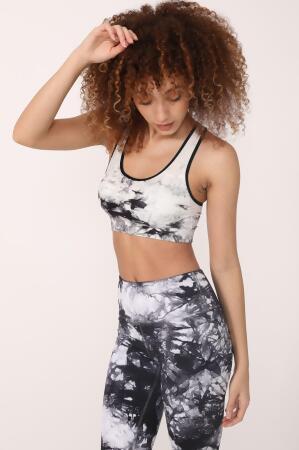 Dani Tie-Dye Bra in Black alternate image