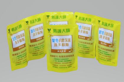 防護大師-變色抗菌保濕洗手慕斯 (家庭裝-6包) 