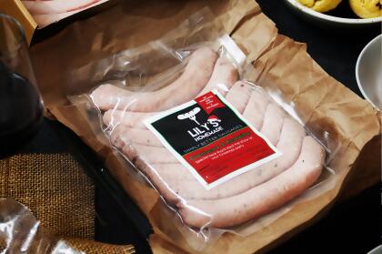 Cranberry and Red Wine Sausage 