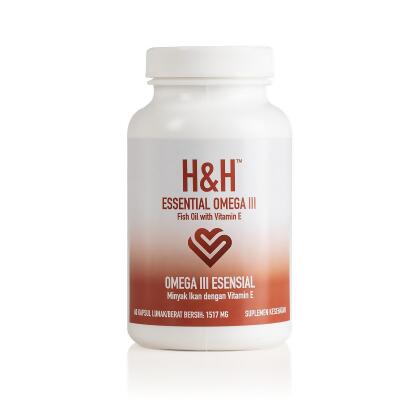 H&H™ Essential Omega III Fish Oil with Vitamin E 