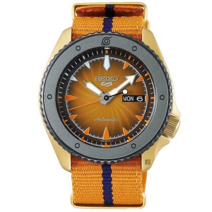 【SEIKO 精工】SEIKO 5 Sports x 火影忍者聯名腕錶－鳴人(SRPF70K1) 