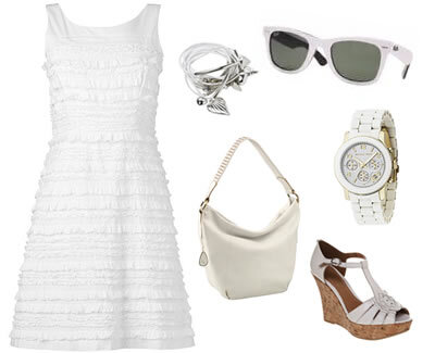 All white