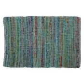 TAG Paanee Stripe Chindi Door Mat TAG Paanee Stripe Chindi Door Mat
