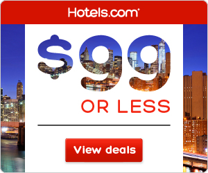Hotels.com, $99 or less. View deals!