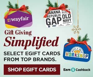 Gift Giving Simplified. Select eGift Cards from top brands. Shop eGift Cards Earn Cashback