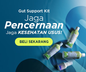 Gut Support Kit – Jaga Pencernaan, Jaga Kesehatan Usus! Beli Sekarang