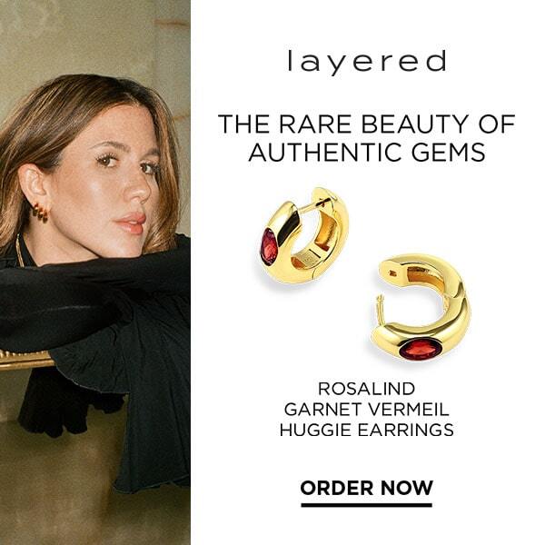 Garnet Vermeil Huggie Earrings The Rare Beauty of Authentic Gems Buy Now