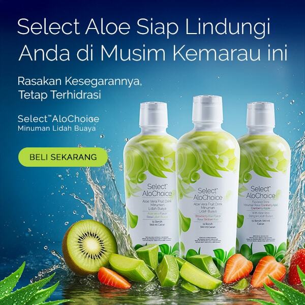 Select Aloe Siap Lindungi Anda di Musim Kemarau ini Rasakan Kesegarannya, Tetap Terhidrasi Beli Sekarang