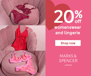 20% off womenswear and lingerie Shop Now Marks & Spencer