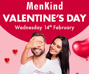 MenKind Valentine's Day Wednesday 14th February