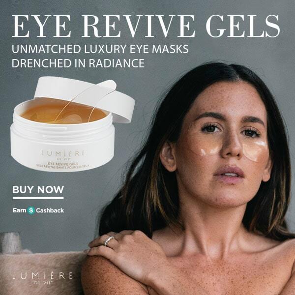 Lumière de Vie logo Eye Revive Gels Unmatched luxury eye masks drenched in radiance buy now earn cashback 