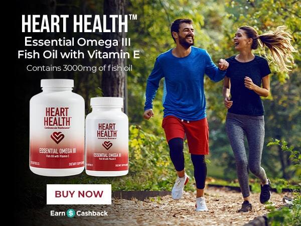 Heart Health™ Essential Omega III Fish Oil with Vitamin. Contains 3000mg of fish oil. Buy Now. earn cashback