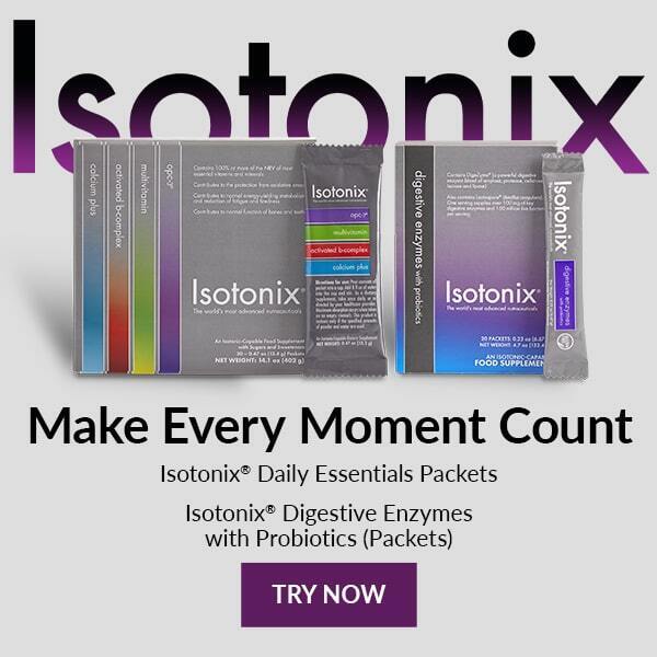 Isotonix Make every moment count. Isotonix Daily Essential Packets Isotonix Digestive Enzymes with Probiotics (Packets) Try Now Isotonix